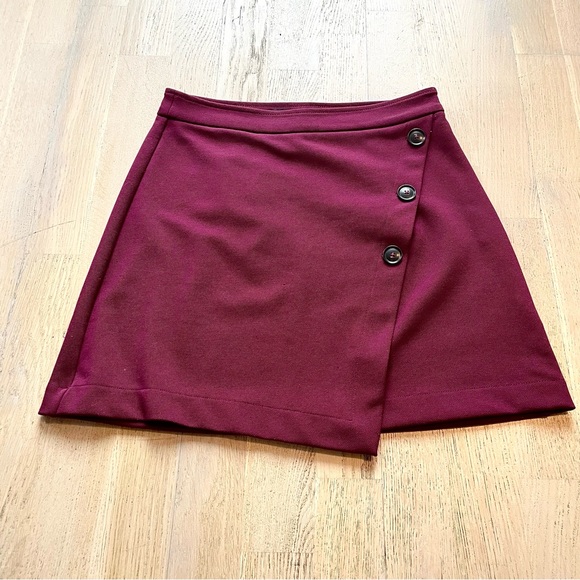 BR Red Mini Skirt US0 - Picture 1 of 7